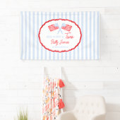Banderoles Preppy Boys Red White & Two Patriotic Birthday (En situation)