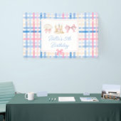 Banderoles Preppy Watercolor Beach Party (Salon professionnel)