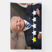 Banderoles Président Joe Biden Approbation (Verticale)