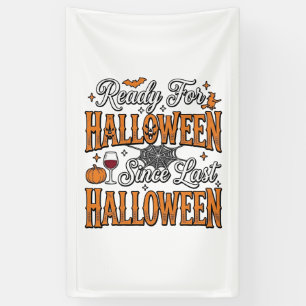 Banderoles Prêt pour Halloween Vintage Gravure Design de T-Sh