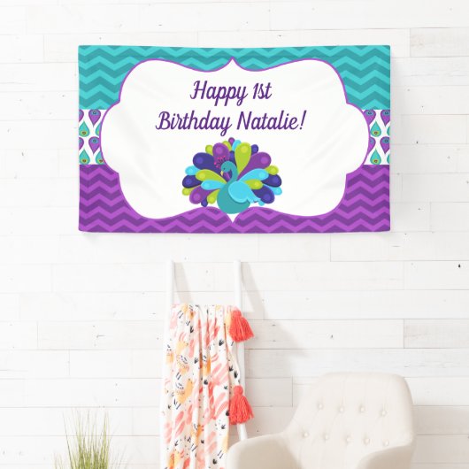 Banderoles Pretty Peacock (En situation)