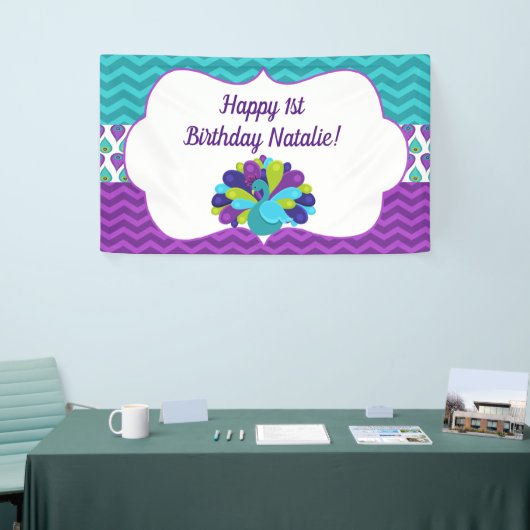 Banderoles Pretty Peacock (Salon professionnel)