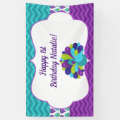 Banderoles Pretty Peacock (Vertical)