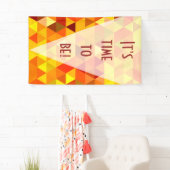 Banderoles Pretty Triangle pattern (En situation)