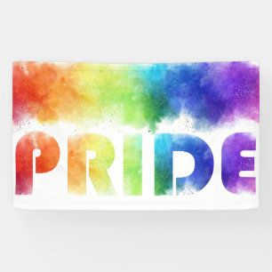 Banderoles Pride arc-en-ciel