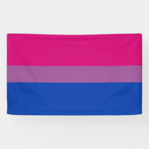 Banderoles Pride bisexuelle (Bi Drapeau)