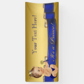 Banderoles Prince Baby shower (Vertical)