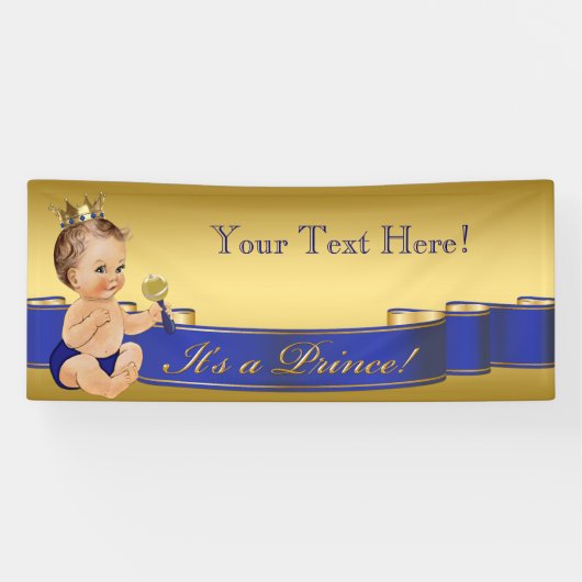 Banderoles Prince Baby shower (Horizontal)