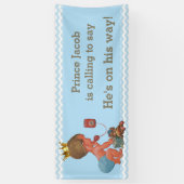 Banderoles Prince Calling pour le dire est sur son baby (Vertical)