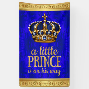 Banderoles Prince royal Crown Boy prince baby shower