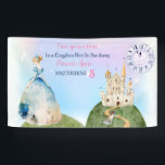 Banderoles Princess Birthday Kids<br><div class="desc">Il était une fois une petite princesse se tournait...  Ligne d'anniversaire qui peut être modifiée. Invitations et autres offres de fête d'anniversaire... Joyeux anniversaire!</div>