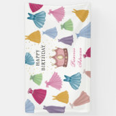 Banderoles Princess Dresses Fairytale Petite Fille Anniversai (Vertical)