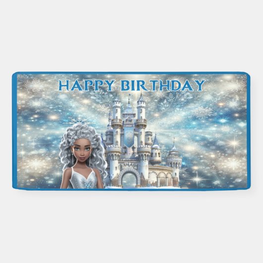 Banderoles Princesse de Glace (Horizontal)