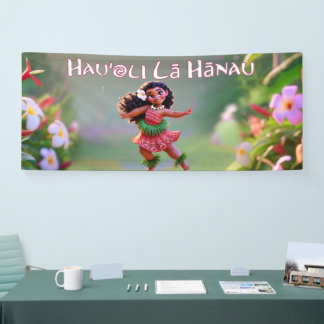 Banderoles Princesse de hula Hauʻoli