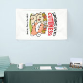 Banderoles Printemps dans la laideur - Illustration de chien  (Salon professionnel)