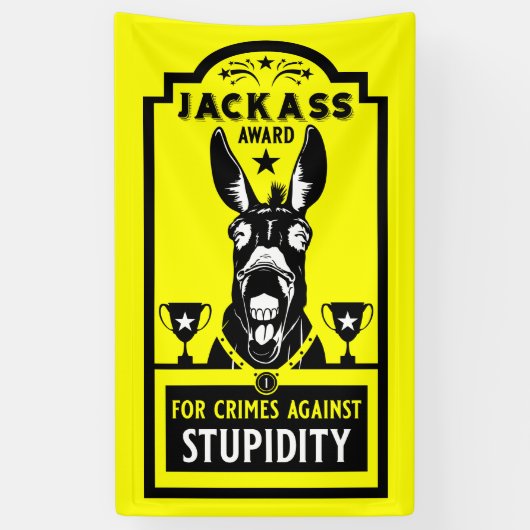 Banderoles Prix Jackass (Vertical)