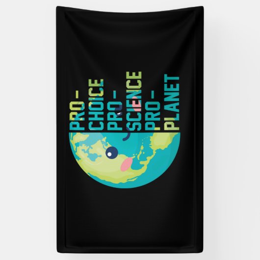 Banderoles Pro Choice Pro Science Pro Planet (Vertical)