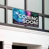 Banderoles Prochainement grande Faire-part d'ouverture (Bâtiment extérieur)