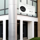 Banderoles Prochainement Logo d'entreprise Médias sociaux Int (Bâtiment extérieur)