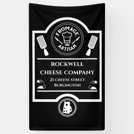 Banderoles Producteur de fromage (Vertical)