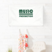 Banderoles Production musicale (En situation)