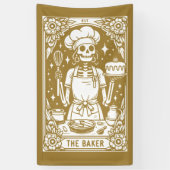 Banderoles Produit Baker Pâtissier Tarot Or (Vertical)