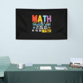 Banderoles Prof de maths Les maths ne sont pas un sport de sp (Salon professionnel)