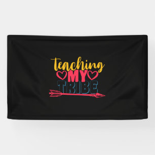 Banderoles Professeur Cadeaux Enseigner ma tribu
