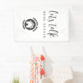 Banderoles Professionnel Immo Parlons Logo Immobilier (En situation)