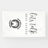 Banderoles Professionnel Immo Parlons Logo Immobilier (Horizontal)