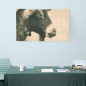 Banderoles Profil de chèvre (Salon professionnel)