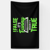 Banderoles Programmeur Faux Il Est Drôle (Vertical)