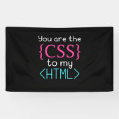 Banderoles Programmeur Vous Êtes Css À Mon Html (Horizontal)
