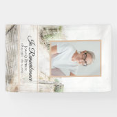 Banderoles Promenade à la plage Fête de la vie funéraire (Horizontal)