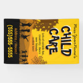 Banderoles PROMO de garde d'enfants de colonie de vacances de (Horizontal)