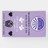 Banderoles Promotion U-Pick Blueberry Farm (Horizontal)