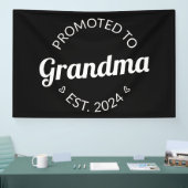 Banderoles Promu À Grand-Mère Est. 2024 I (Salon professionnel)