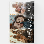 Banderoles Proposition de mariage Me marierez-vous 3 Photos c (Vertical)