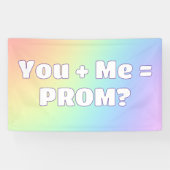 Banderoles Proposition Rainbow Prom (Horizontal)