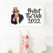 Banderoles Protéger Le Vote 2022 (En situation)