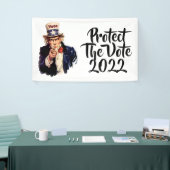Banderoles Protéger Le Vote 2022 (Salon professionnel)