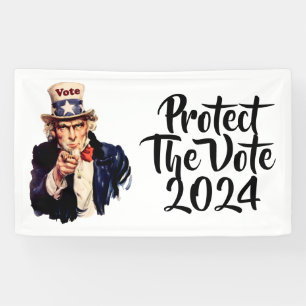 Banderoles Protéger Le Vote 2024