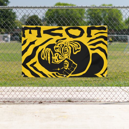 Banderoles protestation avec amour (En situation)