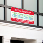 Banderoles publicité et logo (Bâtiment extérieur)