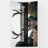 Banderoles Publicité Jeu Deer Animal Processing Business (Vertical)
