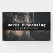 Banderoles Publicité Jeu Deer Animal Processing Interdiction (Horizontal)