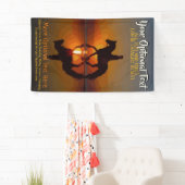 Banderoles Publicité Personnalisée Spectacle Cheval, Équitati (En situation)