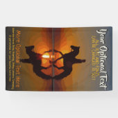 Banderoles Publicité Personnalisée Spectacle Cheval, Équitati (Horizontal)