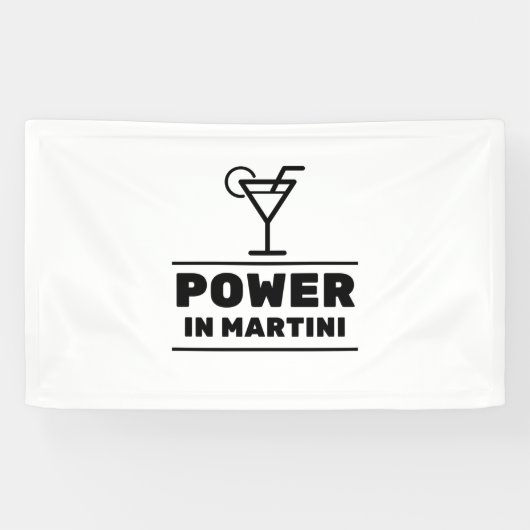 Banderoles Puissance en martini (Horizontal)