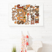 Banderoles Pumpkin Spice and Jesus Christ (Insitu)